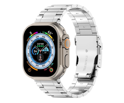 Pasek i akcesoria do zegarków TECH-PROTECT Stainless Pro do Apple Watch 44/45/46/49 mm silver
